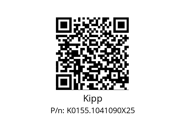   Kipp K0155.1041090X25