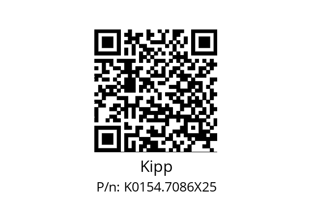   Kipp K0154.7086X25