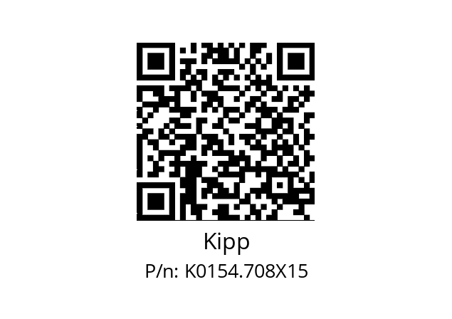   Kipp K0154.708X15