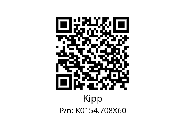   Kipp K0154.708X60