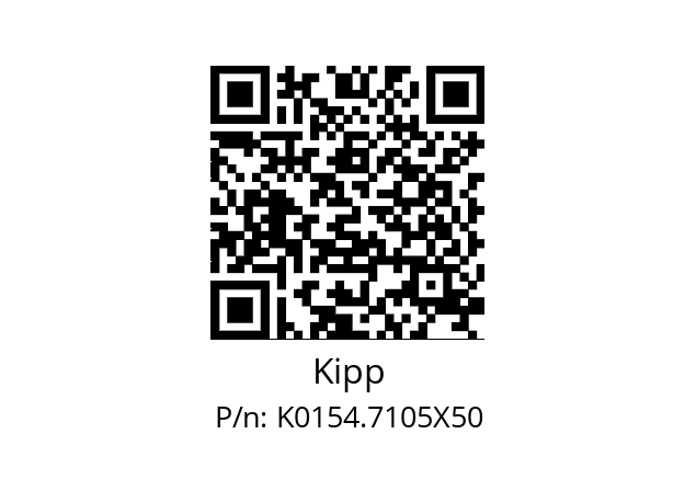   Kipp K0154.7105X50