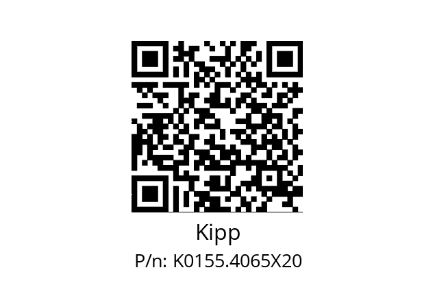   Kipp K0155.4065X20