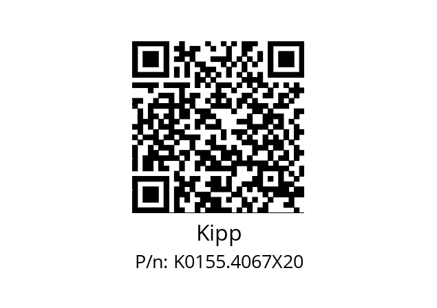   Kipp K0155.4067X20