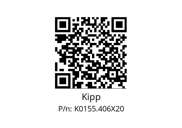   Kipp K0155.406X20