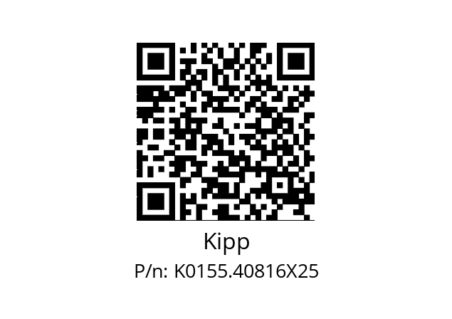   Kipp K0155.40816X25