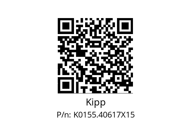   Kipp K0155.40617X15