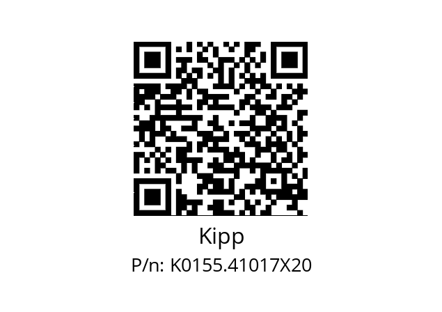   Kipp K0155.41017X20