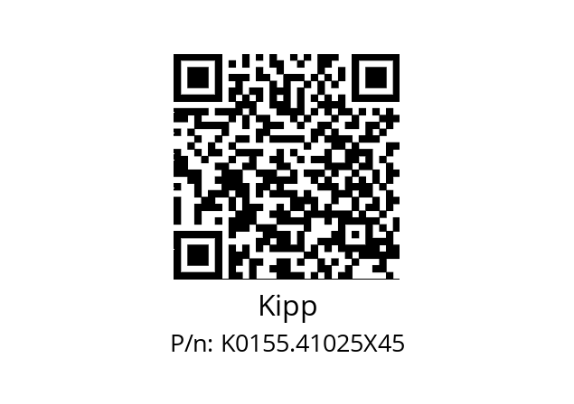   Kipp K0155.41025X45