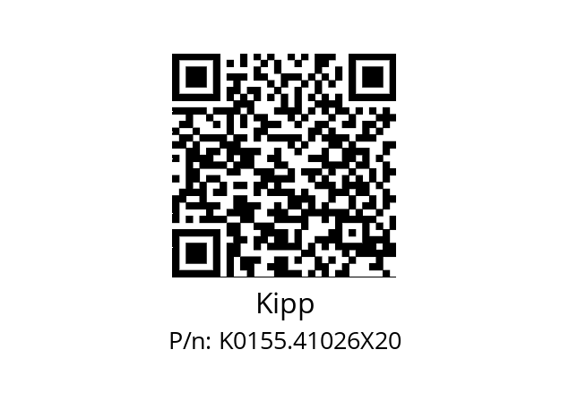   Kipp K0155.41026X20