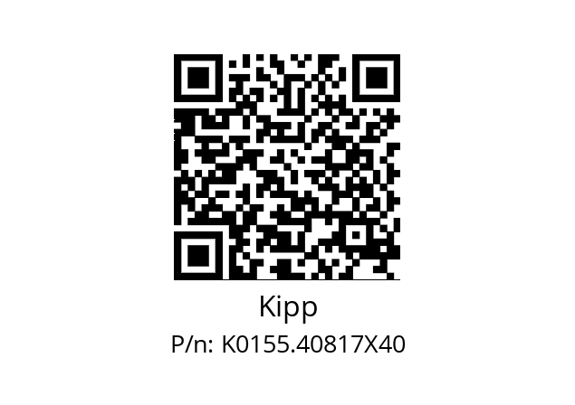   Kipp K0155.40817X40