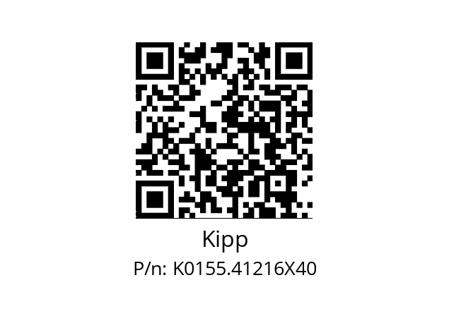   Kipp K0155.41216X40