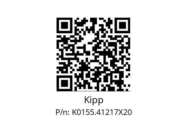   Kipp K0155.41217X20