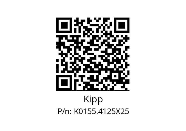   Kipp K0155.4125X25