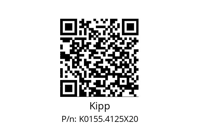   Kipp K0155.4125X20