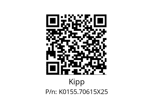   Kipp K0155.70615X25