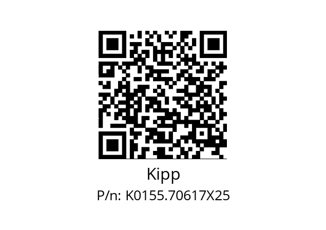   Kipp K0155.70617X25