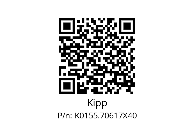   Kipp K0155.70617X40