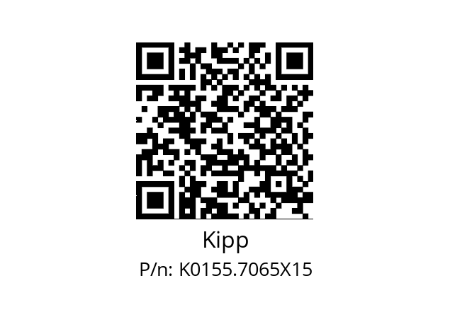   Kipp K0155.7065X15