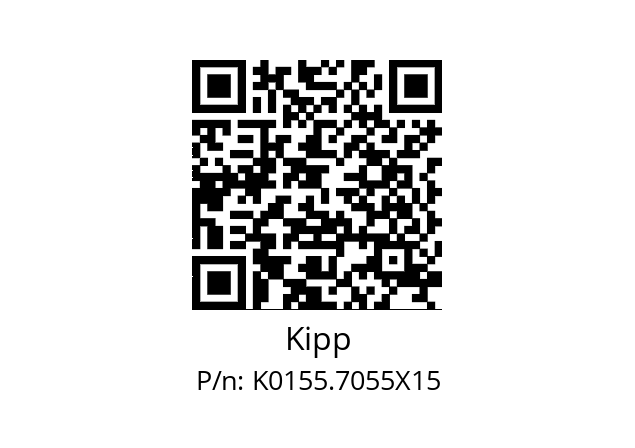   Kipp K0155.7055X15