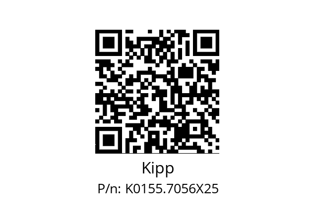   Kipp K0155.7056X25