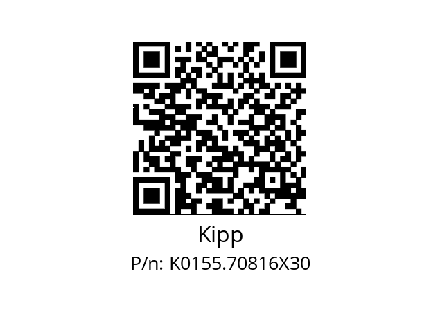   Kipp K0155.70816X30