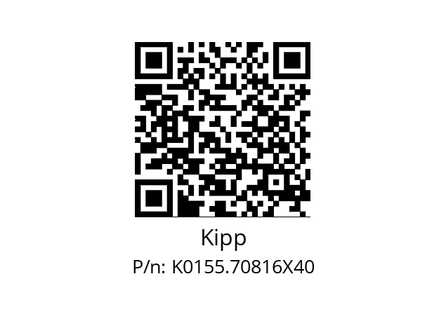   Kipp K0155.70816X40