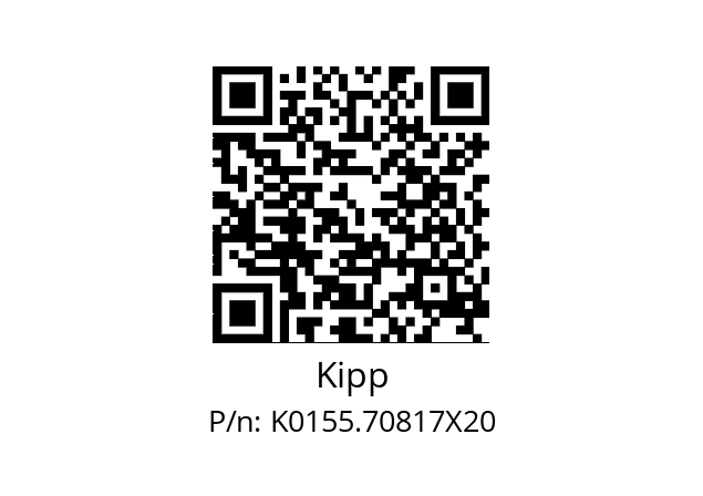   Kipp K0155.70817X20