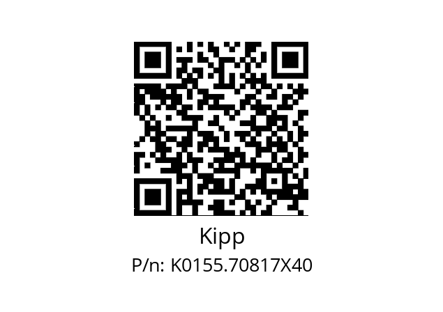   Kipp K0155.70817X40