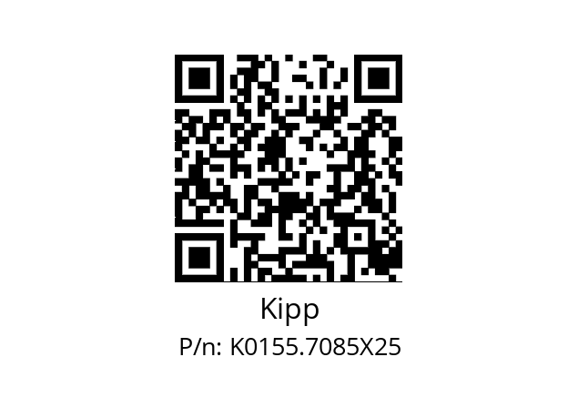   Kipp K0155.7085X25