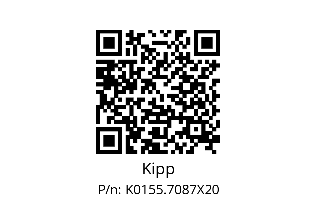   Kipp K0155.7087X20