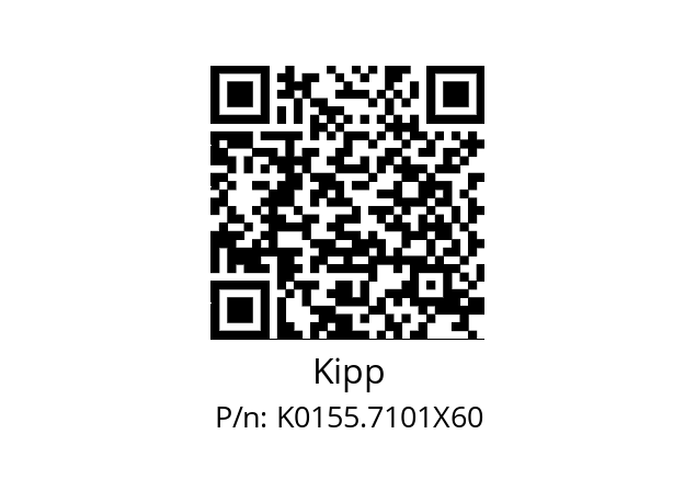   Kipp K0155.7101X60