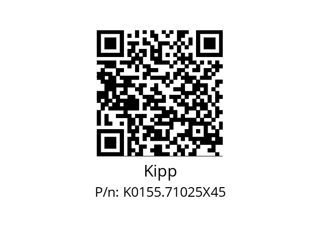   Kipp K0155.71025X45