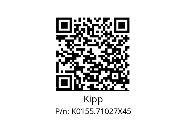   Kipp K0155.71027X45