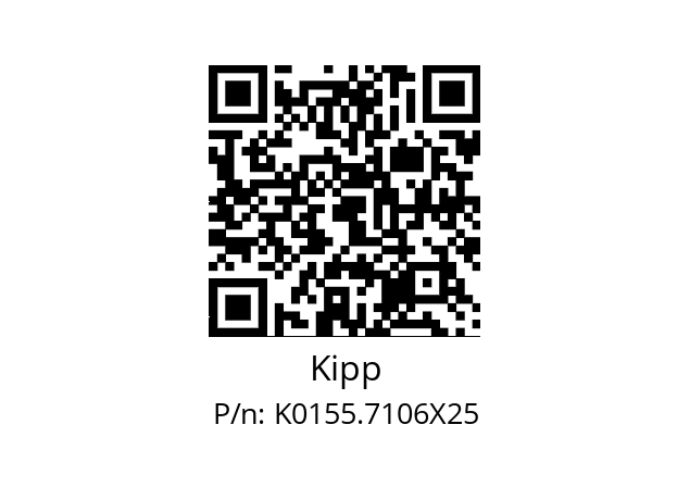   Kipp K0155.7106X25