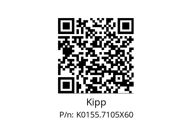   Kipp K0155.7105X60