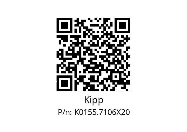   Kipp K0155.7106X20