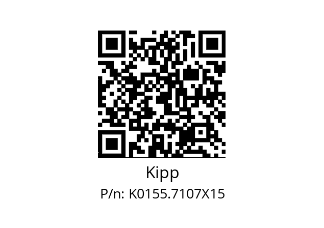   Kipp K0155.7107X15