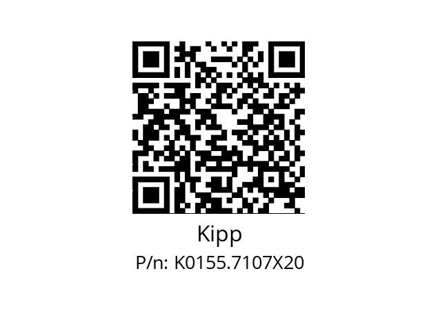   Kipp K0155.7107X20