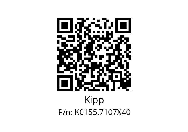   Kipp K0155.7107X40