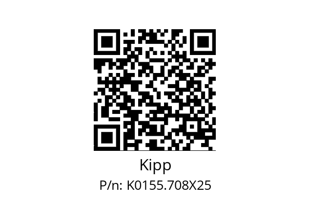   Kipp K0155.708X25