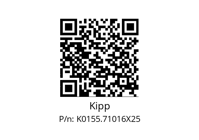   Kipp K0155.71016X25