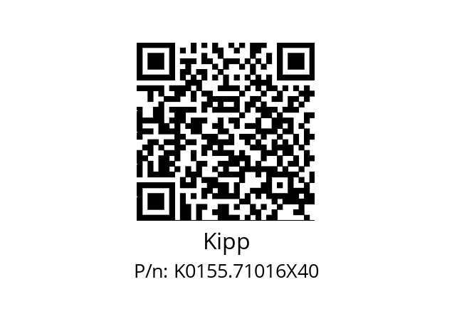   Kipp K0155.71016X40