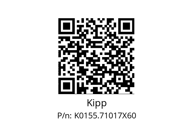   Kipp K0155.71017X60