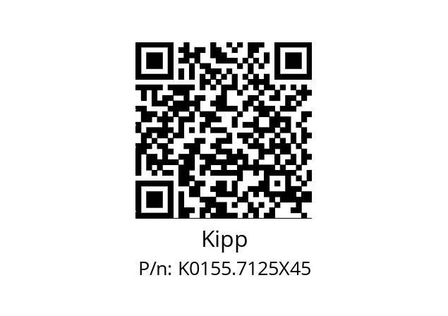   Kipp K0155.7125X45