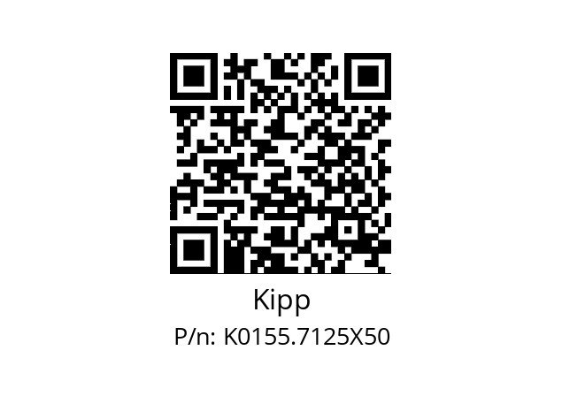   Kipp K0155.7125X50