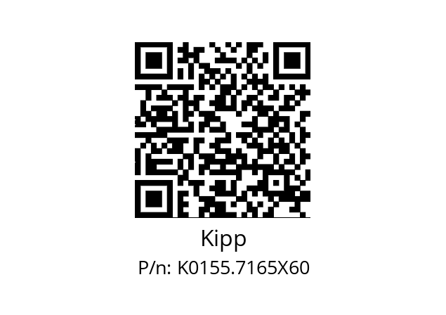   Kipp K0155.7165X60