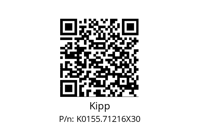   Kipp K0155.71216X30