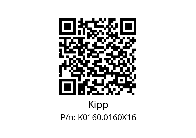   Kipp K0160.0160X16