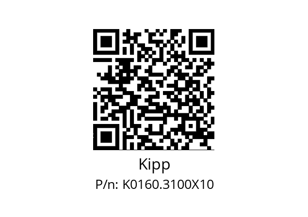   Kipp K0160.3100X10