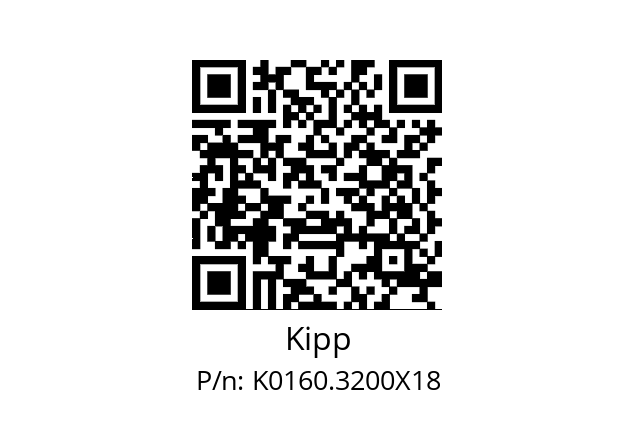   Kipp K0160.3200X18